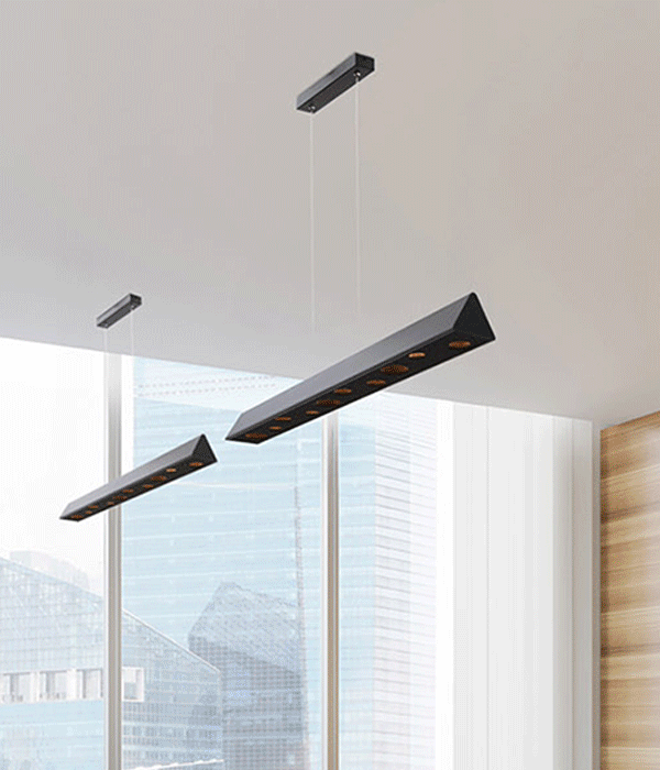 W 아쥬르 리모컨 일자펜던트전등 LED식탁조명 30W